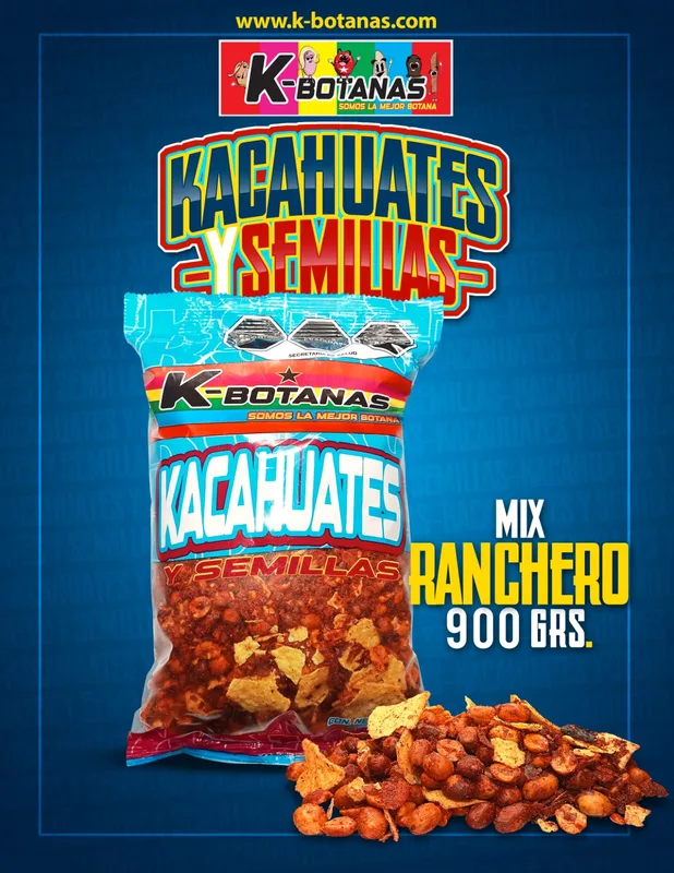 Cacahuate Mix Ranchero .900gr
