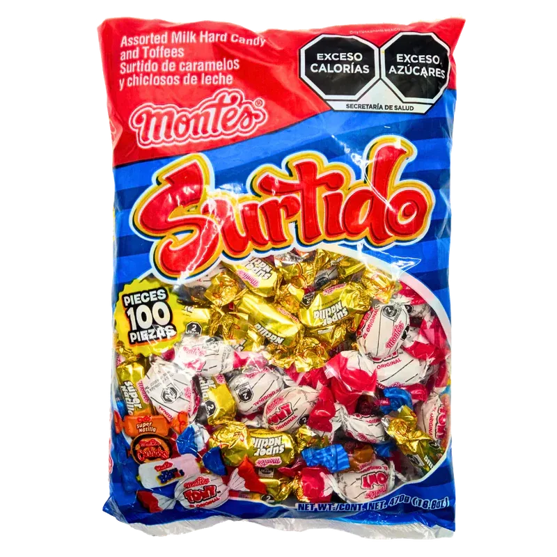 Montes SURTIDO bolsa con 100 piezas