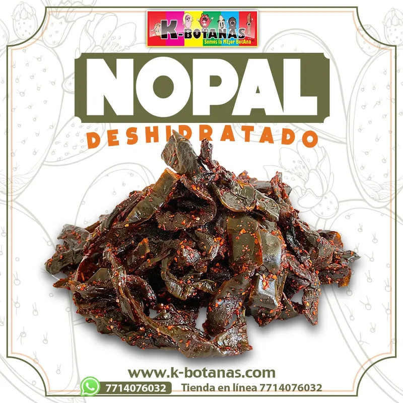 Nopal Deshidratado Enchilado 1 KG