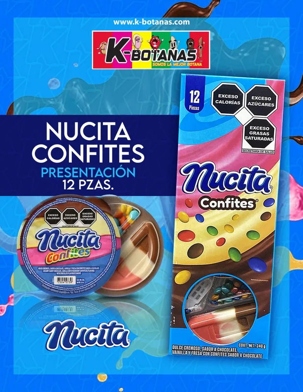 NUCITA CONFITES 12 pzas