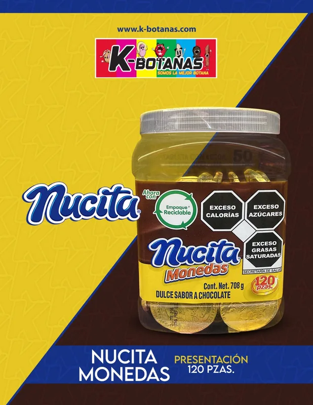 NUCITA MONEDAS 120 pzas 700gr