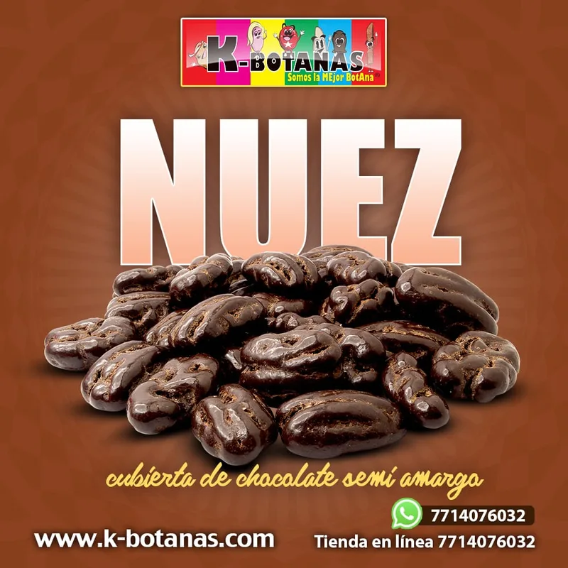 Nuez con Chocolate Semi amargo 1 KG