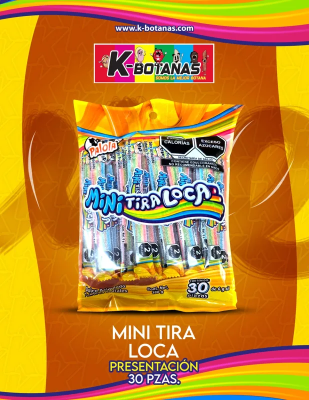 PALOLA MINI TIRA LOCA 30 PZAS
