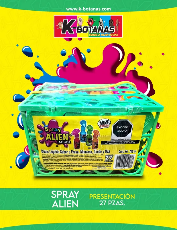 PALOLA SPRAY ALIEN 27 PZAS