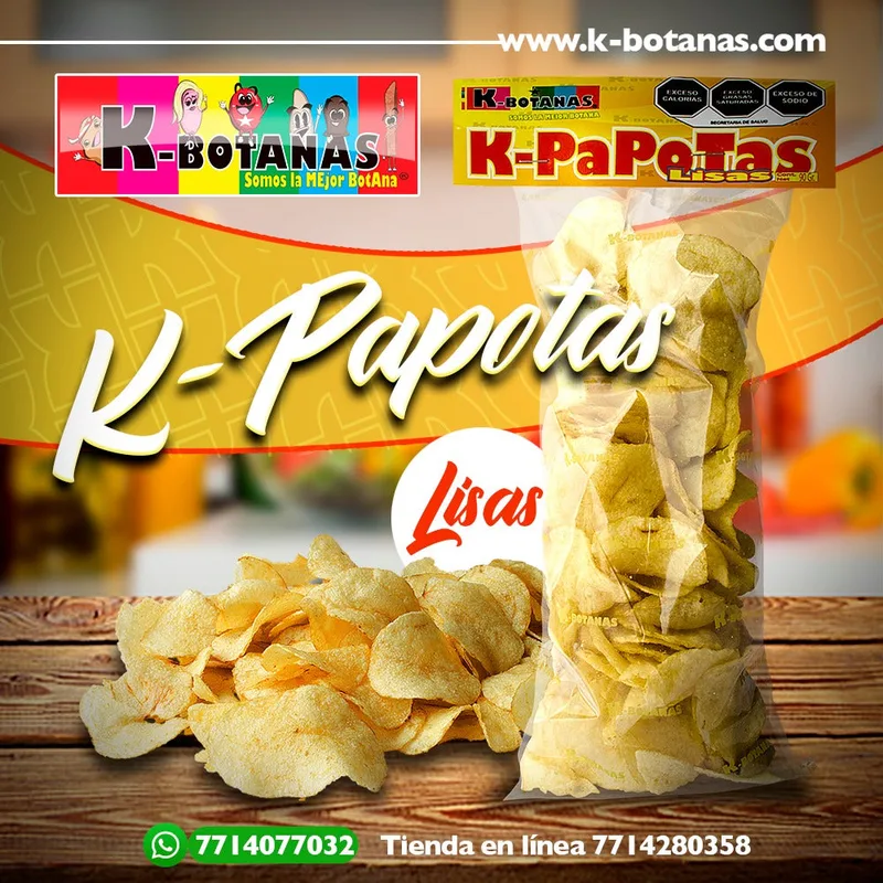 Papas Fritas Lisas 90 Gr.
