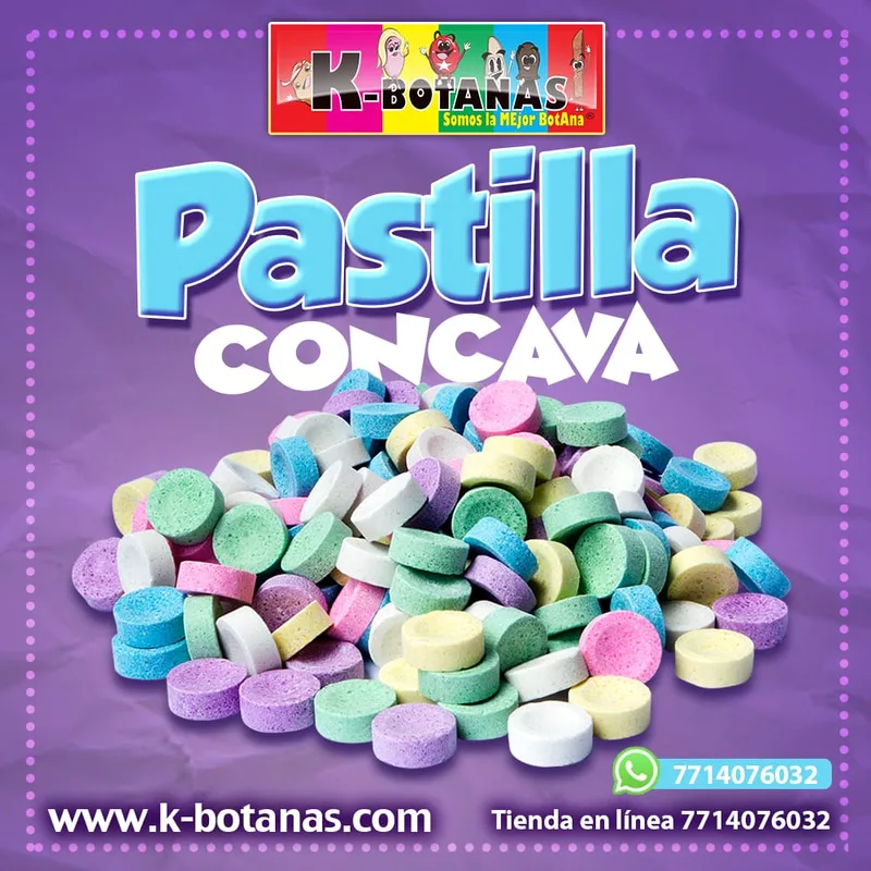 Pastilla Cóncava Perfumada 1 KG