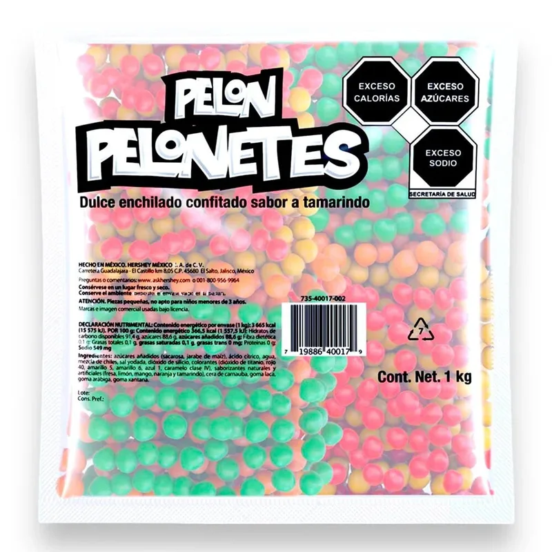 PELONETES Granel Bolsa con 1 kilo