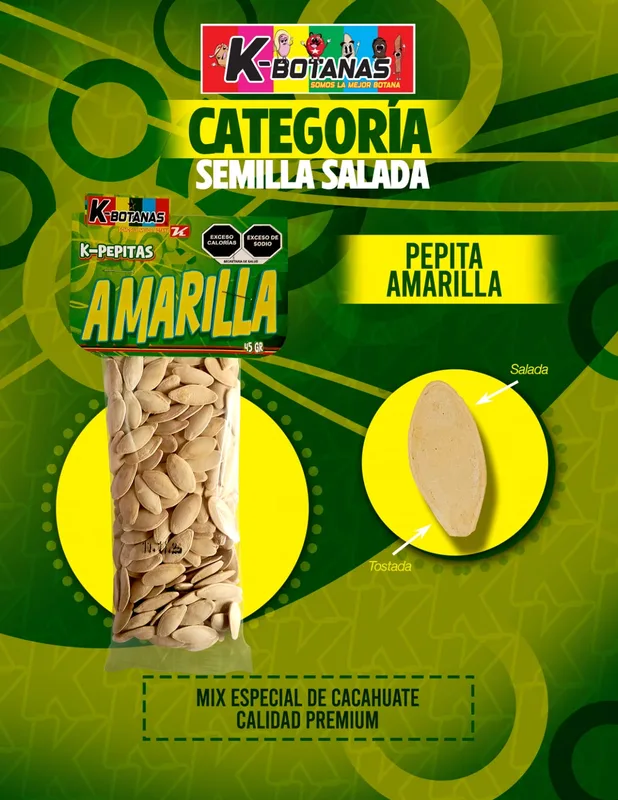 Pepita Amarilla 45 Gr.
