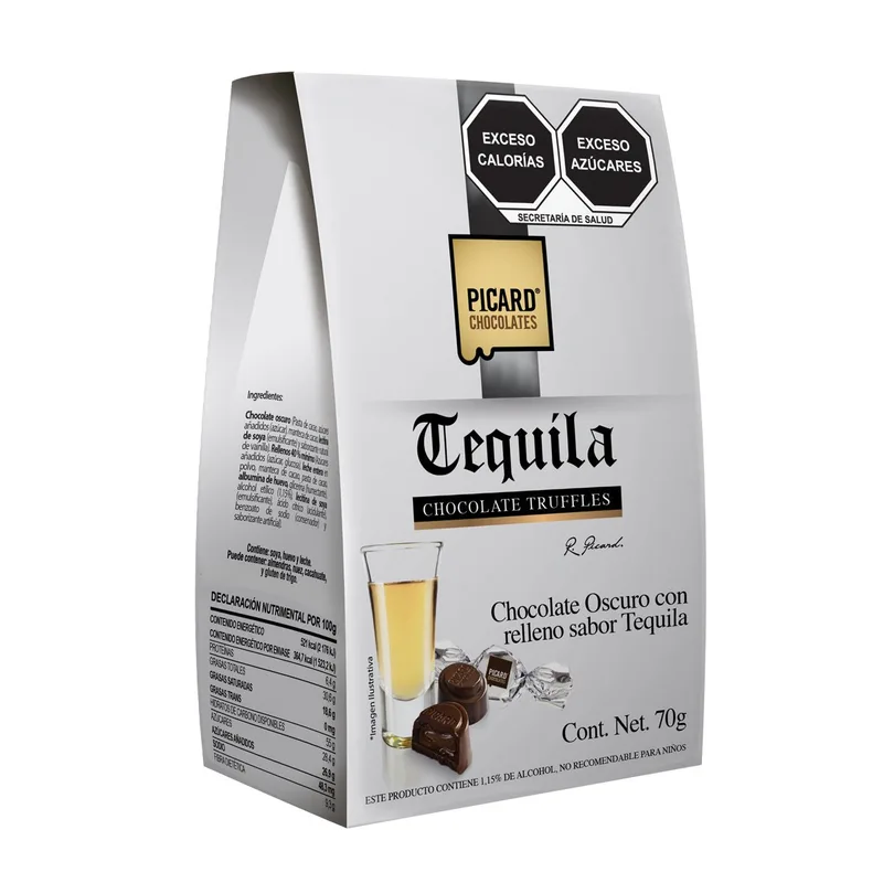 Pirámide Chocolate Tequila Picard 70 Gr.