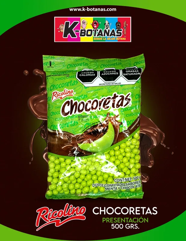 RICOLINO CHOCORETAS 500 GRS