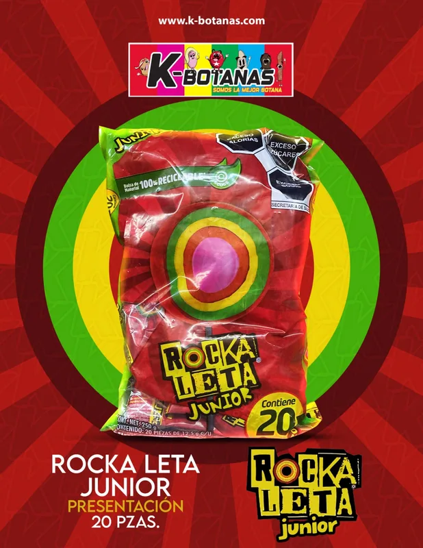 ROCKALETA junior 20 pzas 250gr