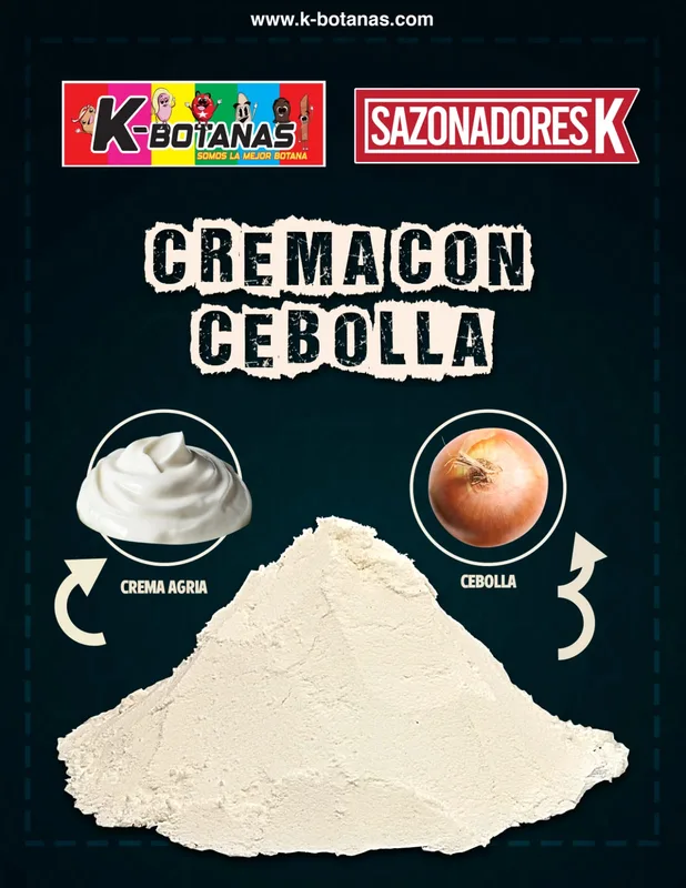 Sazonador Crema Cebolla 1 KG