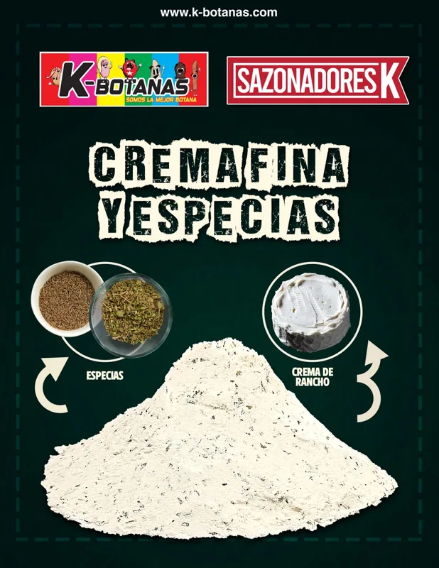 Sazonador Crema y Especias 1 KG
