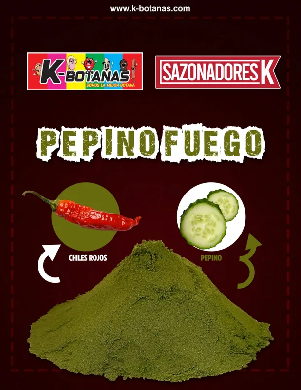 Sazonador Pepino Fuego 1 KG