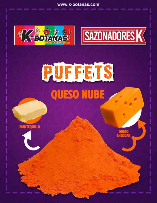 Sazonador Queso Puffets 1 KG