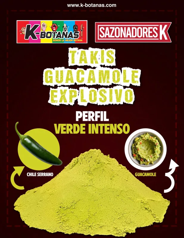 Sazonador Takis Guacamole 1 KG