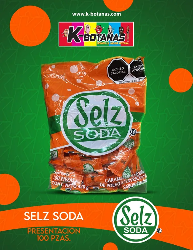 SELZ SODA 100 pzas  420gr