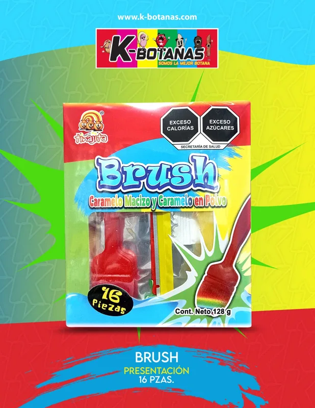 TINAJITA BRUSH 16 PZAS