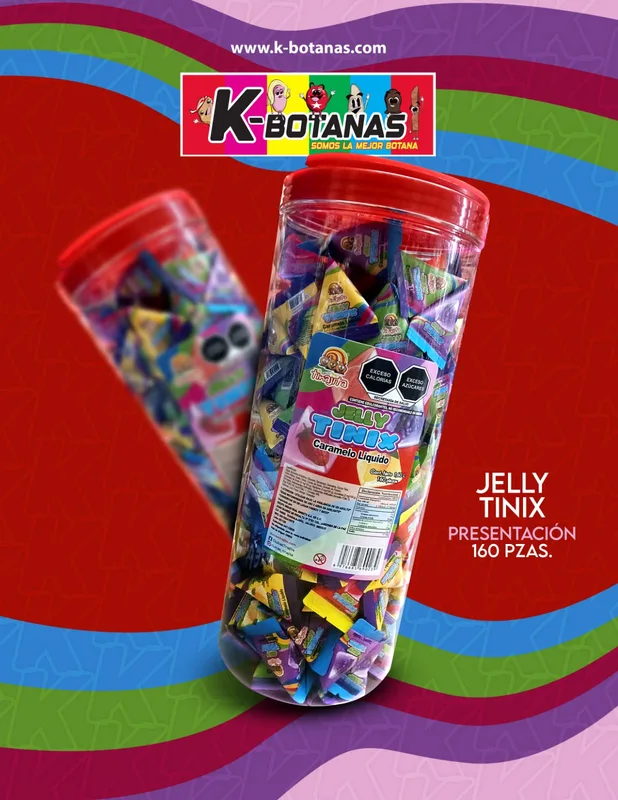 TINAJITAS JELLY TINIX 160 PZAS