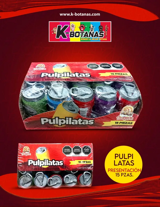TINAJITAS PULPILATAS 15 PZAS