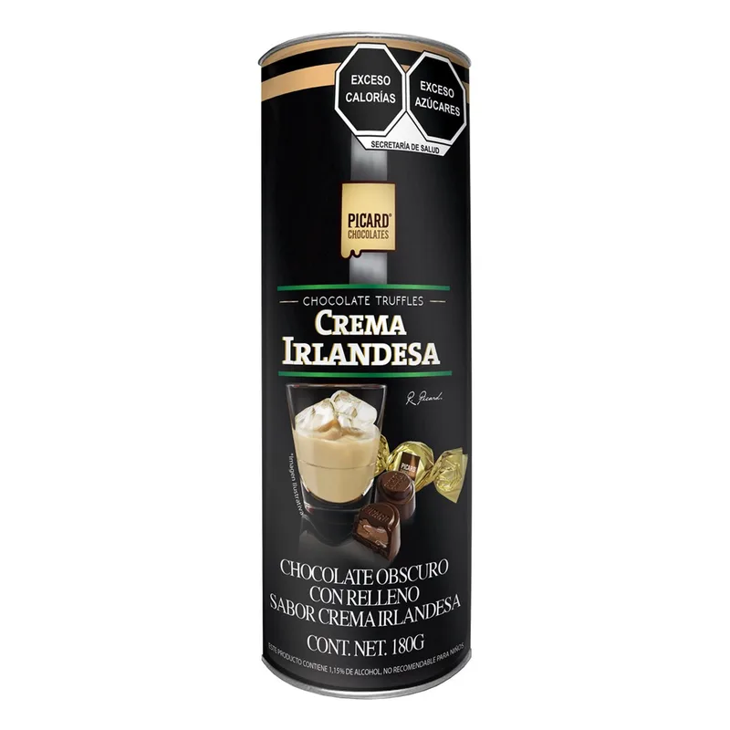 Tubo de Chocolate Relleno de Crema Irlandesa Picard 180 gr