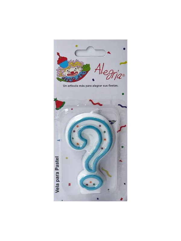 Vela Confeti AZUL ?