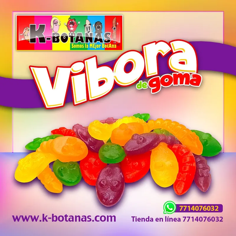 Víbora de colores 1Kg