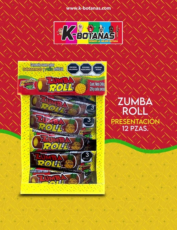 ZUMBA ROLL 12 PZAS