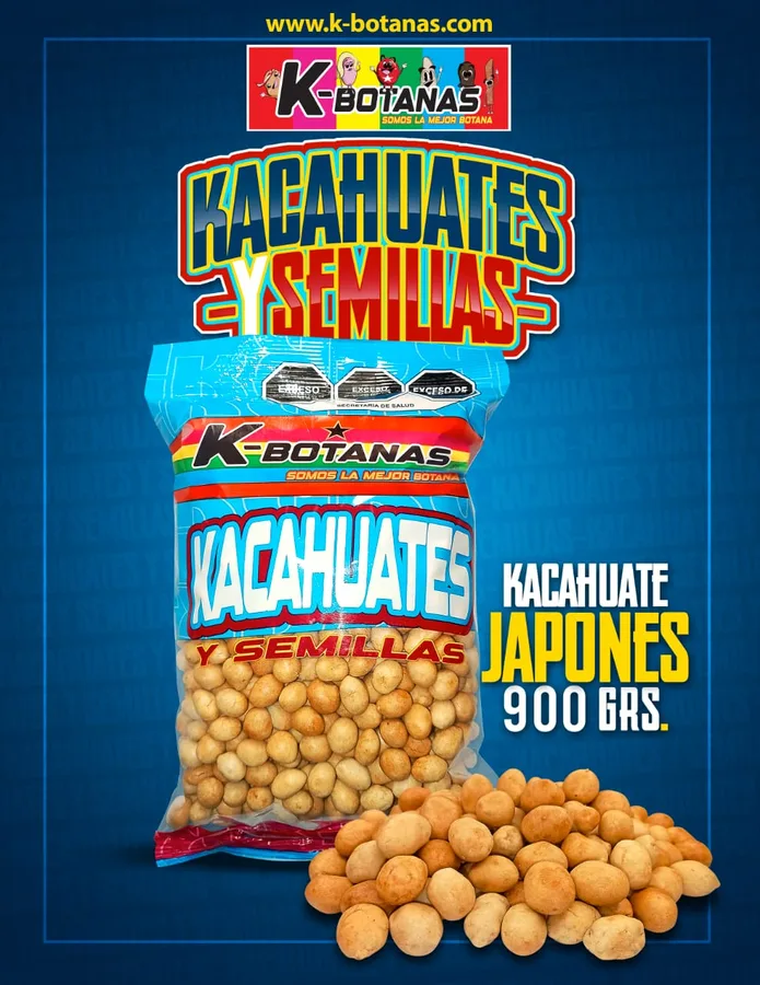 Cacahuate Japones 900 Gr.